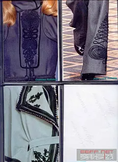 发布会绣花钉珠超清晰细节 - 钉珠烫钻专区 - 穿针引线服装论坛