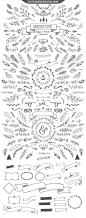 Hand Drawn Vector Elements and Logo templates - Purchase at Creative Market: 