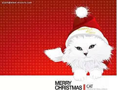 圣诞小猫手绘背景画贺卡AI|christmas|merry|背景画|风景画|节日素材|平安夜|圣诞|圣诞贺卡设计|圣诞节|圣诞夜|矢量素材|矢量图形|手绘画|手绘图形|水彩画|图形图案|图形图标|线描画