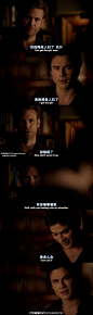 吸血鬼日记VampireDiaries#吸血鬼日记#Alaric: You got the girl,man. 你抱得美人归了，伙计。Damon: I got the girl. 我抱得美人归了。 Alaric: Now don`t screw it up. 别搞砸了。 Damom: Well,with you looking over my shoulder,how can I ？ 有你照看着我，我怎么会？（还来不及道别最懂他的历史哥、便再次消失了...)