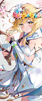 Kokonex  二次元少女  
动漫壁纸  原神  荧  花环