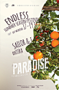Paradise Summer Poster : Paradise Summer Poster – This flyer poster can be used for the summer season events such as a beach party, summer bar party, summer party or a fashion workshop, garden, outlet, karaoke, dj events and more. This summer poster combi