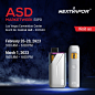 Photo by Nextvapor on February 03, 2023. May be an image of bottle and text that says 'ASD MARKETWEEK EXPO NEXTVAPOR Las Vegas Convention Center Booth No: Central Hall- C31623 Visit us February 26-28, 2023 9:00 AM- 6:00 PM March 1, 2023 9:00 AM 4:00 PM BT