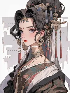 Midjourney✨壁纸插画️用来做头像刚好