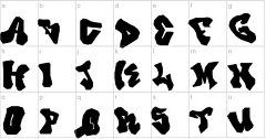 馮俽采集到字體