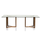 Manhattan Glass Top Table - Max Sparrow: 