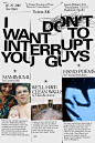 I Don’t Want to Interrupt You Guys