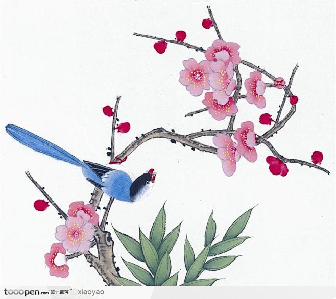 工笔画梅花