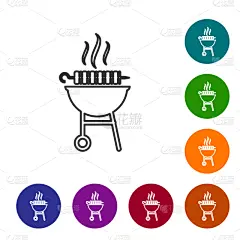 烤肉架,棍,串肉签,羊肉串,格子烤肉,银色,传统,蔬菜,清新,午餐