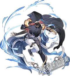 更多图地址：shop283458380taobao方舟指令立绘 日韩原画 二次元原画  设计  人物素材 二次元中国风  (302)