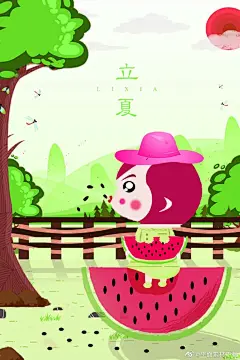 #平面设计素材# 49款手绘立夏插画踏青夏天冷饮文艺治愈清新森林花园女孩PSD素材模板
O网页链接 ​​​​