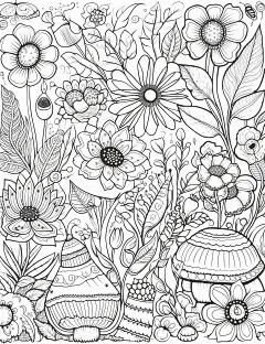 AI绘画_Prompts_AlexaKZ_adult_coloring_page_spring_theme_75c36897-112b-4280-b67b-2d33f0a12cc6_xpanx.com