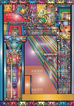 埃及彩色线条矢量素材  - 源文件下载【酷图网】埃及,象形文字,线条艺术,埃及人,信仰,历史,优质的,复古的,老的,古董,丰富多彩的,棱柱形,彩色的,彩虹,迷幻的,矢量图,插画,
