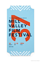 Mill Valley Film Festival poster by Turner Duckworth