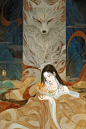 玄中记-狐仙：狐五十岁，能变化为妇人，百岁为美女，为神巫，能知千里外事。善蛊魅，使人迷惑失智。千岁即与天通，为天狐。”狐狸精最早是以祥瑞的正面形象出现的。
