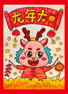 ydd丹然采集到儿童画
