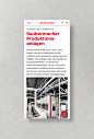 Saubermacher - WebsiteUI设计作品移动应用界面支付首页素材资源模板下载