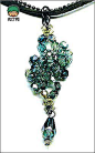 1000个手工串珠饰品欣赏七—串珠项坠、钻石项坠水钻项坠