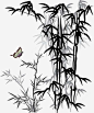 竹子矢量图高清素材 中国风 水墨 水墨画 矢量图 竹子 蝴蝶 元素 免抠png 设计图片 免费下载 页面网页 平面电商 创意素材