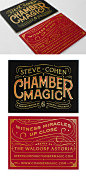beautiful-typography-on-a-gold-foil-stamped-business-card-for-a-magician