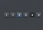 clean pagination - ui design