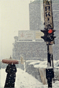 50年代的纽约冬日。作者：Saul Leiter ​​​