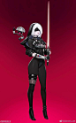 May the “4th” 2B with you! 哈哈，一个小小的谐音戏法~不同角色和ip元素之间的碰撞真的很有趣!我一直在尝试这么做，改变角色的固有印象，挑战新风格❤
#2B##星球大战##插画#