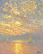 Sea 34, Painting by Dmitry Oleyn  Artmajeur