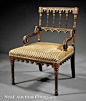 Herter Brothers (working 1864–1906) Polychrome Parlor Chair