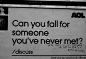 [can you fall in someone you've never met?] 