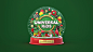 3D animation  Channel characters Christmas globe Holiday ID kids snow 圣诞节
