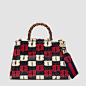 Gucci Nymphea蛇皮手提包