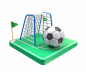 足球 - 3D 图像