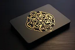 高级感名片卡片样机模型图片