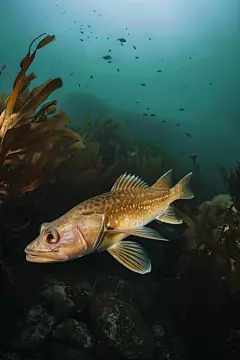 海鲜银鳕鱼高清摄影图