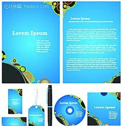 企业基本VI模板矢量素材cd|vi|vis|vi模板|vi设计|便签|光碟|贺卡|卡片|名片|企业|企业视觉识别系统|矢量设计模板|书签|贴纸|信封|信纸|应用|圆珠笔