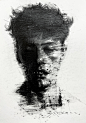 artwork body Drawing  emotio face FINEART image line model pencil