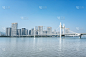 珠海沿海城市建筑景观天际线