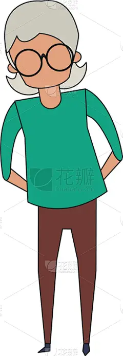 祖母,祖父母,老年人,动画片,多代家庭,人,家庭,孙辈,休闲,爱