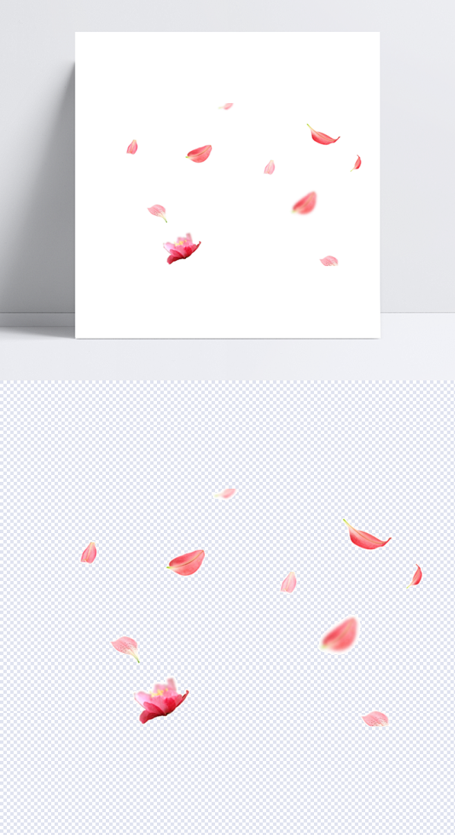 漂浮物PNG素材|漂浮物,玫瑰花瓣,粉色...