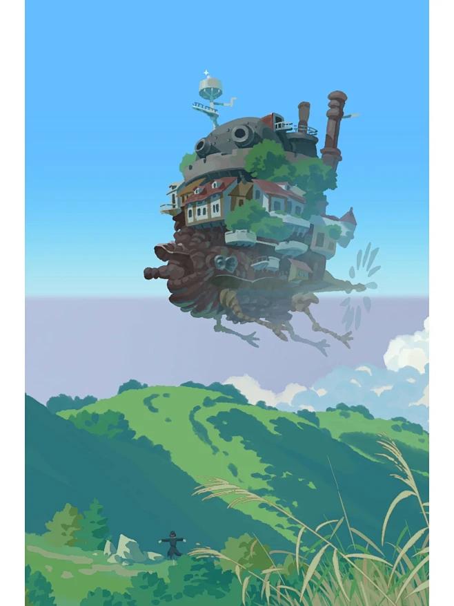 爬山遇到哈尔的移动城堡