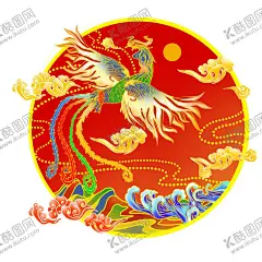 国潮凤凰插画 【酷图网】国潮凤凰插画,凤凰,手绘,插画,国潮海报,国潮广告,祥云,火凤凰,中国风,中国,国潮,烫金插画,国风,国潮插画,中国风素材,中国风设计