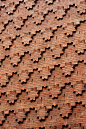Brick Patterns on a Wall, Turin, Italy