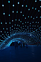 AEPioneer light tunnel tehran designboom