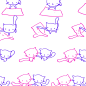 【周一不听大道理，只要一群萌喵来治愈】生活在纽约的香港插画师Cindy Suen画了两年猫动图了，而且画得越来越可爱。在这些插画里，吃的是猫，喝的是猫，玩的也是猫。周一会议特别多，开会时记得端着电脑进去，打开这个网页，神情专注，不时点点头，保证你不打呵欠。原文：O网页链接