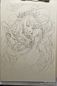 画画的叶子Y采集到线稿