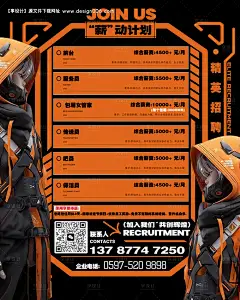 源文件下载【酒吧赛博风运营部招聘海报】编号：55440029892073312