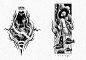 dark dotwork Drawing  ghost horror skeletons sketch skull tattoo tattoos