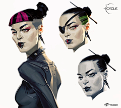 茶李仔采集到illustration-头像