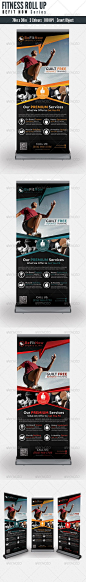 Fitness Roll UP Banner